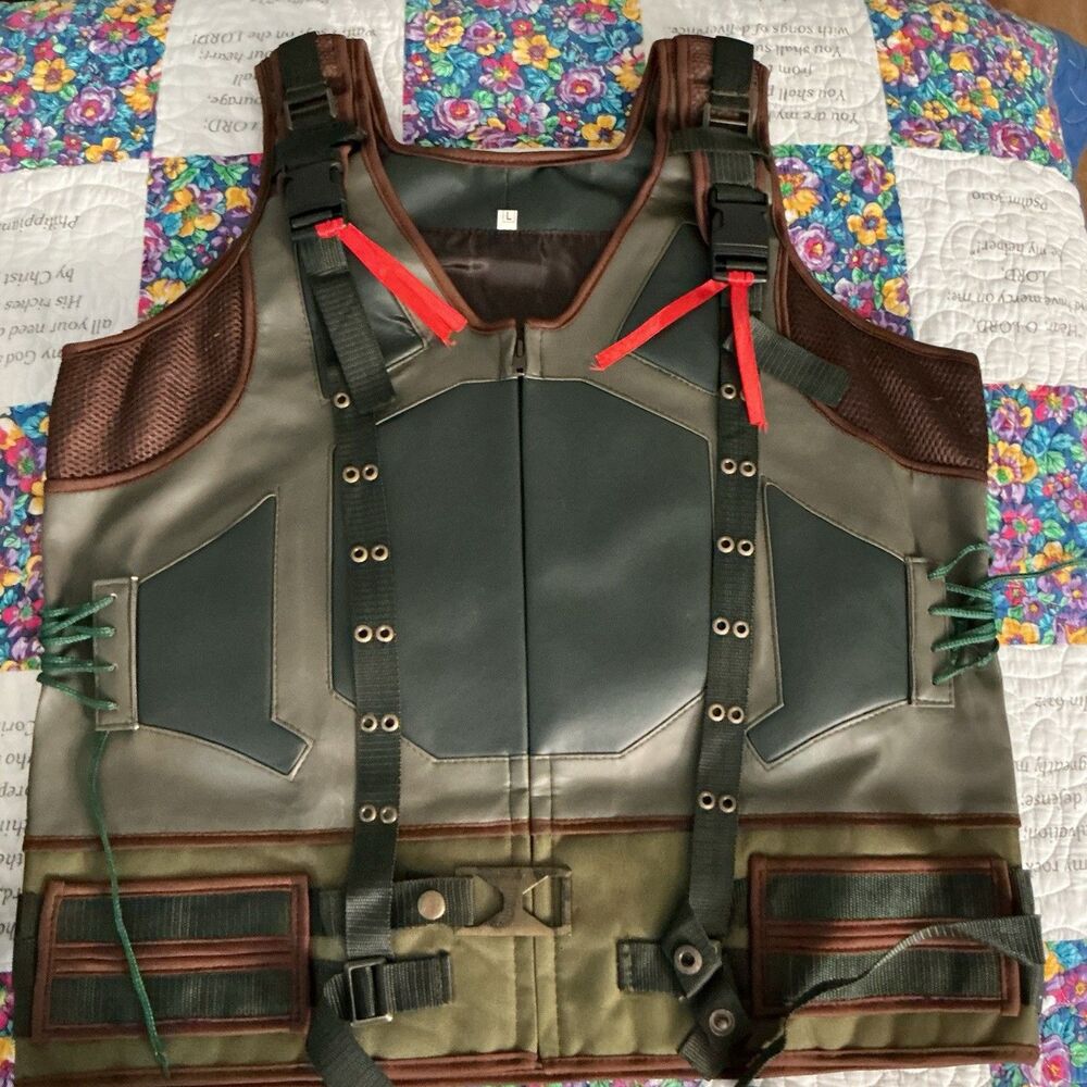 Bane Tom Hardy Vest Batman Dark Knight Rises Tactical Cosplay Costume S M L